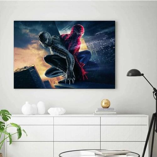 5D DIY Diamond Painting Marvel Superhero Avengers Childrens Room Mural Spider-Man Diamond Embroidery Picture Bedroom Posters