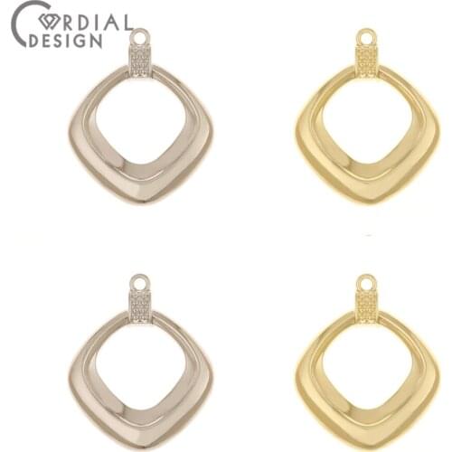 Cordial Design 100Pcs 27*33MM Earrings Accessories/Charms/DIY/Hand Made/Pendant/Geometry Shape/Jewelry Findings & Components