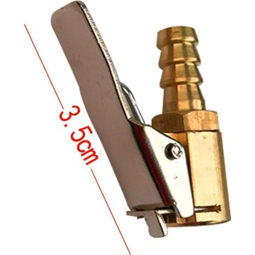 Car Auto Tire valve inflator Valve Air Pump Clip Nozzle pure copper chuck type air nozzle pneumatic pump conversion connector