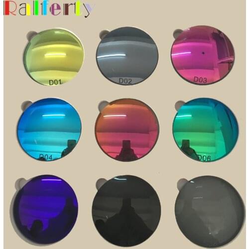 1.61 Prescription Polarized Lenses Mirrored Colorful Lens Myopia/Hyperopia Optical Sunglasses Lens Anti UV Driving Goggles