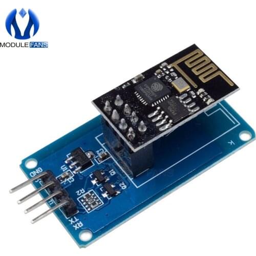 ESP8266 ESP-01 ESP01 Serial Wireless WIFI Module For Arduino Transceiver Receiver Adapter Board Raspberry Pi R3 One 3.3V 5V