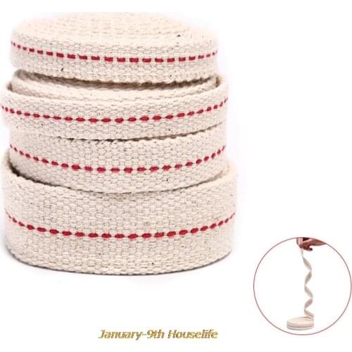 1Meter Kerosene Lamp Wick Braided Cotton Wick Flat Cotton Oil Lamp Wick For Oil Lamp