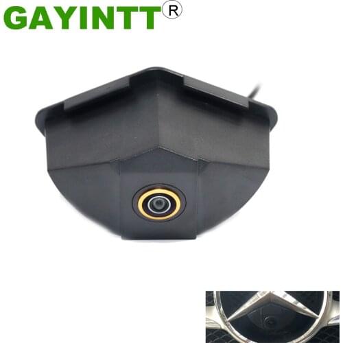 Gold Lens Car Front View Camera for Benz Mercedes Vito Viano A B C E G GL SLK GLK SL R Night Vision Vehicle Logo Camera