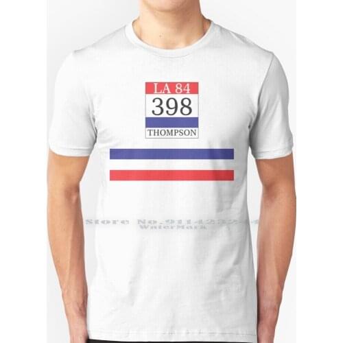 Daley Thompson Greatest T Shirt 100% Pure Cotton 80s Daley Retro Thompson 5k 70s Active Activity Aerobics Armband