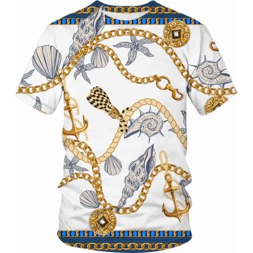 2021 new 3D Chain series Printed T Shirt Men/Women Hip Hop Summer Sumptuous Streetwear Tshirt Short Sleeve Tops Casual O-Neck