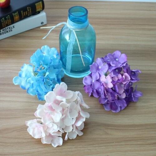 Artificial Hydrangea Silk Flower MULIT COLOR DIY Decorative Flower for Wedding Party Birthday Decoration Table accessories