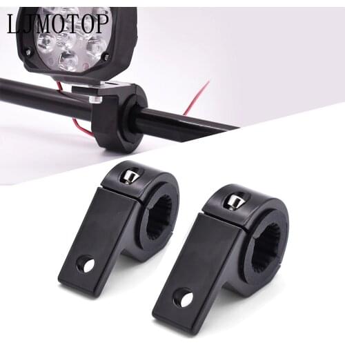LJMOTOP Motorcycle Headlight Mounts
