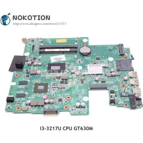 NOKOTION For HP Seekbook 14 14-B Laptop Motherboard I3-3217U CPU GT630M graphics 698494-001 698494-501 DA0U33MB6D0 Main Board