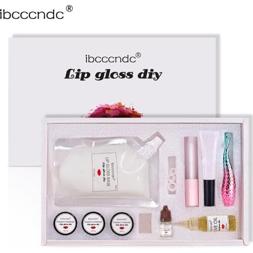 Matte Lip Gloss Base Gel Kit Non Stick Clear Lip Gloss Base Lipstick Lip Glosses Oil Gel DIY Material Lip Gloss Base Non Stick