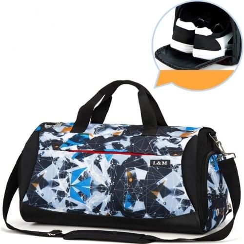 Fashion Men Women Sport Fitness Bag Waterproof Oxford Training Gym Bags for Shoes Storage Women Yoga Travel Luggage Sac De Sport