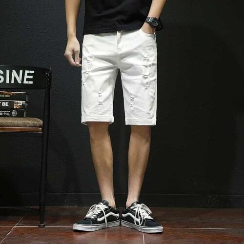 Solar System Mens Denim Shorts Good Quality Short Jeans Men Cotton Solid Straight Short Jeans Male Blue Casual Short Jeans