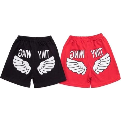 0-5Y Cute Newborn Baby Boys Bloomer Shorts Angel Wings Boxer Pants Cotton Solid Girls Short Summer Thin Toddler Infant Clothes