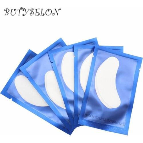 Professional Eye Extension pads Eyelash Pad Sticker Gel Patch Lint Lashes Extensions Eyeshadow Shield Eyepads Makeup Tool