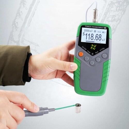 TD8620 Class 5 Gaussmeter Tesla Meter the Fluxmeter Surface Magnetic Field Tester with NS Function