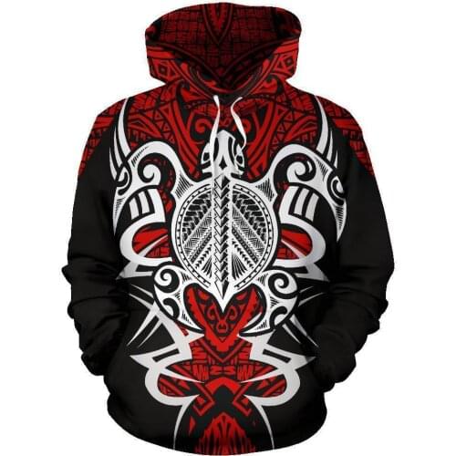 Hawaii 3D Printing Hoodies Hawaii Turtle Tribal Hoodie Armor Men Women New Fashion Autumn Hooded Unisex Pullover Culture Style