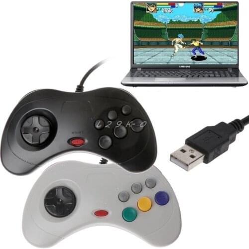 1PC USB Classic Gamepad Controller Wired Game Controller Joypad for Sega Saturn PC USB Gamepad Controller