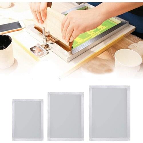 110 White Mesh Aluminum Silk Screen Printing Frame Print Kit DIY T-Shirt