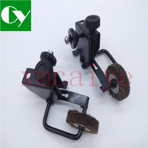 2 Pair new complete Man Roland offset printing machinery spare parts Bristle brush wheel