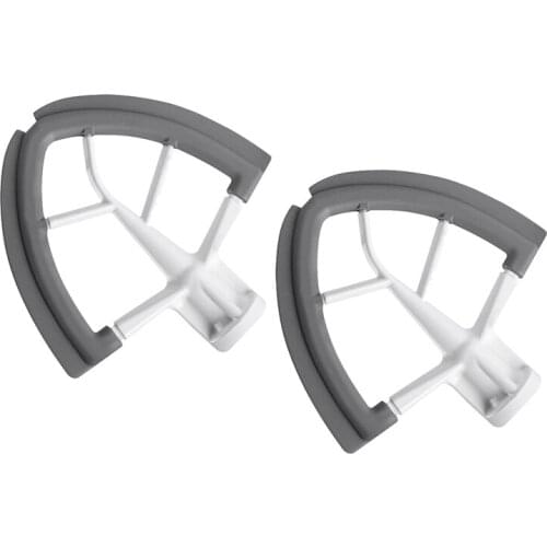 3 Pack Tilt-Head Flat Beater Silicone Mixer Paddle Home Kitchen Mixing Attachment Replacement for Kitchenaid 4.5-5 Quart