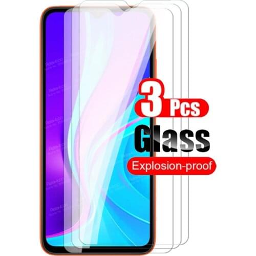 3pcs/lot Tempered Glass For Xiaomi Redmi 9c NFC Glass Screen Protector On Redmi9 C Redmi9C Redme Redmy 9 C 9H HD Protective Film