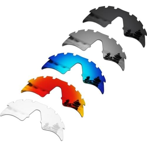 SmartVLT 5 Pieces Polarized Sunglasses Replacement Lenses for Oakley M Frame Sweep Vented - 5 Colors