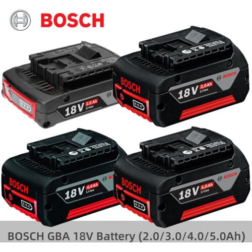 Bosch 18V battery 2.0AH/3.0AH//4.0AH/5.0AH lithium battery Bosch electric drill electric wrench 18V power tool for GSR18V/GAS18V