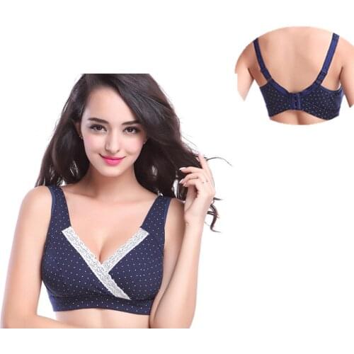 BreastFeeding Maternity Nursing Bra Pregnant Women Feeding Soutien Gorge Allaitement Cotton Wire free Breastfeeding Bras L101