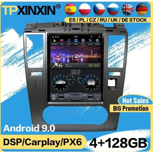 Carplay Tesla 128G Radio 2 Din Control Recorder Receiver Android For Nissan Tiida 2008 2009 2010 2011 GPS Player Audio Head Unit