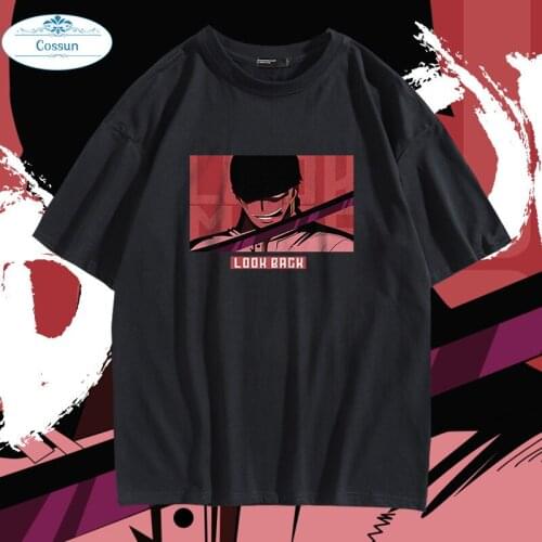 COFUN Hot Anime Roronoa Zoro Printed Cotton Soft Wearing T-shirt Harajuku Unisex Tees