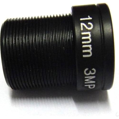 HD 1/2.5" 3mp 12mm 30 Degrees Angle IR Board CCTV Lens M12 MTV for Security IP Camera