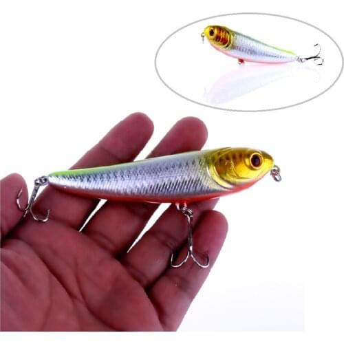 4pcs New Artificial Pencil Lure 10cm 14g Top Water Hard Plastic Crap Bait Fishing Wobblers Swimbait Isca Pesca Fishing Tackle