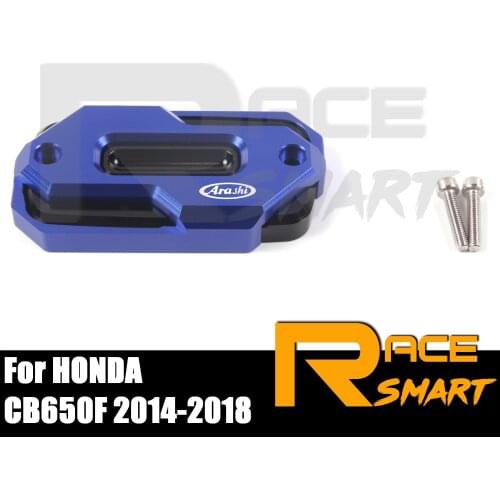 CNC Motorcycle Front Brake Fluid Reservoir Master Cylinder Cap Cover Lid For CB650F CB 650F CB650 F 2014 2015 2016 2017 2018