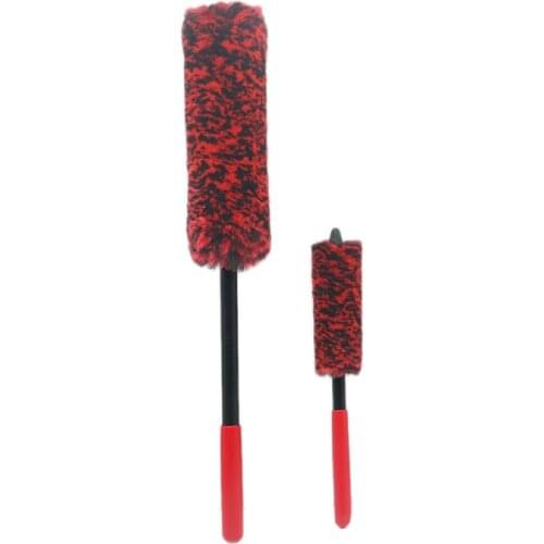 Multifunction Car Wheel Wash Brush 47cm Car Truck Motor Engine Grille Wheel Wash Brush Tire Rim Cleaning Tool Car Accessories