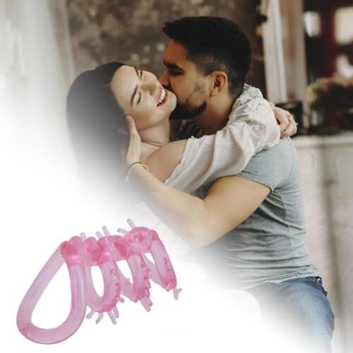 OLO Male Erection Ring Crocodile Keel Shape Lock Ring Waterproof Time Delay Collar Penis Massage Rings Men Couples Sex Toy