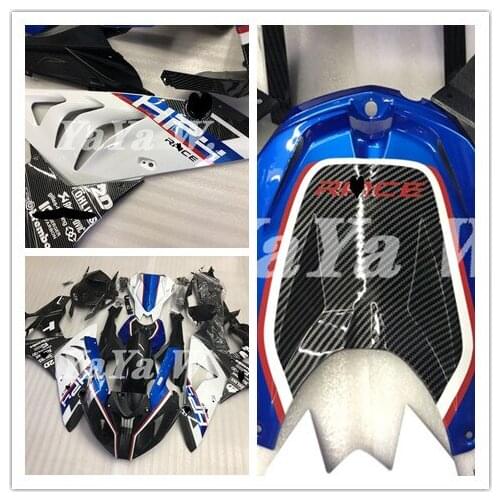 Motorcycle Fairings &Bodyworks & Covers Kit Fit For BMW S1000rr 2009 2010 2011 2012 2013 2014 Blue White Carbon Color