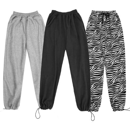Unisex Clothing Loose Joggers Long High Waist Wide Leg Pants Cotton Aesthetic Sweatpants Harajuku Trousers Women Bottoms Pants