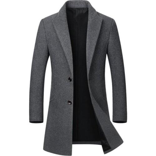 Okkdey Mens Wool Coats