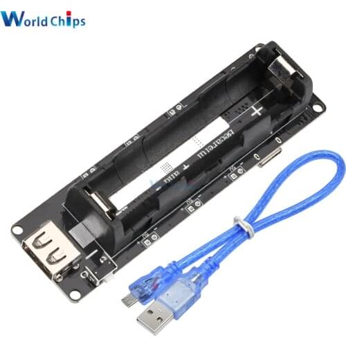 18650 Battery Charge Shield Board V3 ESP32 ESP32S For Wemos For Raspberry Pi Micro USB Port Type-A USB 0.5A For Arduino Charge