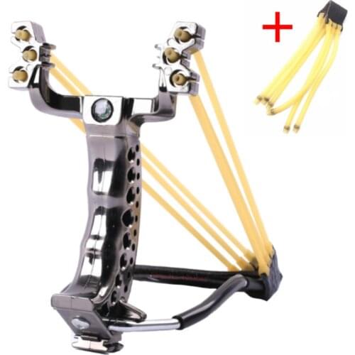 Hot sale Hunting Slingshot With Wrist Support and Compass Decoration Catapult Professional Slingshot for Outdoor Shooting