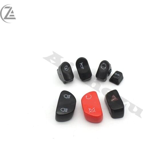 ACZ Motorcycle Accessories 7 Pcs ABS Hand Controls Housing Replacement Switch Covers Button Caps Kit Fit For Victory Models