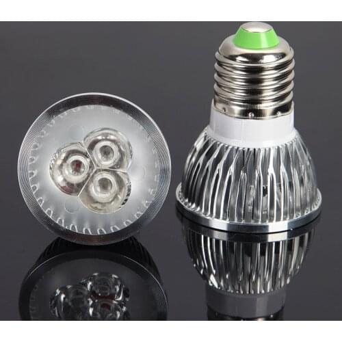 E27 LED Lamp 3W Warm White/White Dimmable Light Bulb DIM Spotlight 85-265V Epistar chip Free Shpping