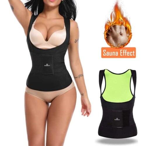 Waist Trainer Vest Slimming Waist Trainer Push Up Vest Neoprene Bodyshaper Modeling Strap Body Lingerie Shaperwear