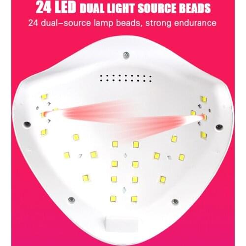 Gel UV Light LED Nail Lamp Nail Polish Dryer 4 Mode Timer Setting for Nails Art Fingernails Toenails Home Salon NOV99