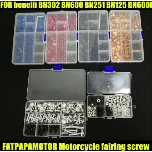 Universal Motorcycle Fairing Bolts Screw Moto Spring Bolts For Benelli BN302 BN600 BN251 BN125 BN600I