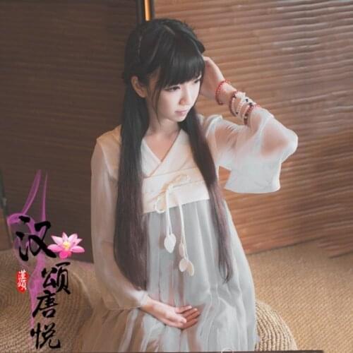 Vintage YUSHENGYAN Traditional Chinese Hanfu Dress Ruqun Han Dynasty Style Clothing Mori Girl High Waist Long / Short