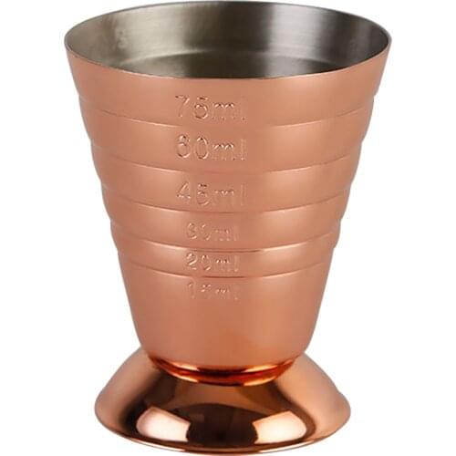 Magic Measuring Cup 75ml Stainless Steel 3 Scales Cocktail Jigger Bar Accessory