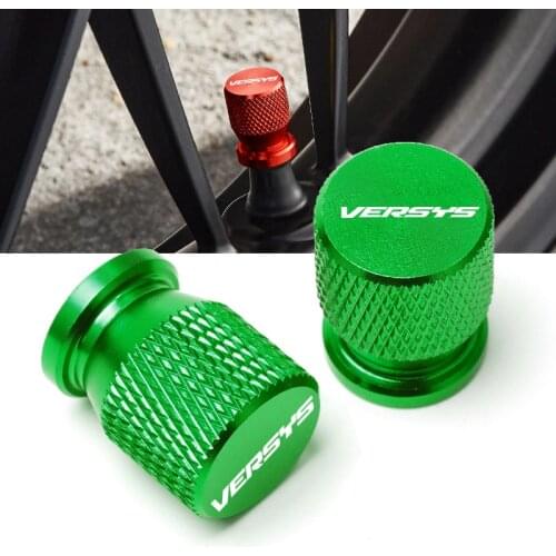 VERSYS Motorcycle Tire Valve Air Port Stem Cover Cap Plug CNC Aluminum Accessories For Kawasaki Versys 650 1000 X300 2008-2019