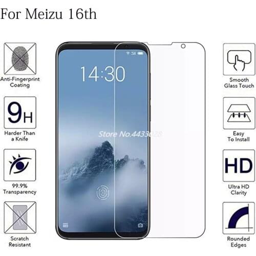 Full Cover Tempered Phone Glass For Meizu 16th Plus Full Coverage Screen Protector For Meizu 16 th plus Protective Film Glass
