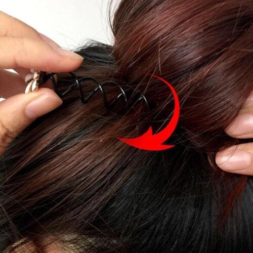 Shape Fixed Hairpins For Women Girl Hair Hair Styling Curling Hair Clips Headwear Buns Invisible Tools Accesso