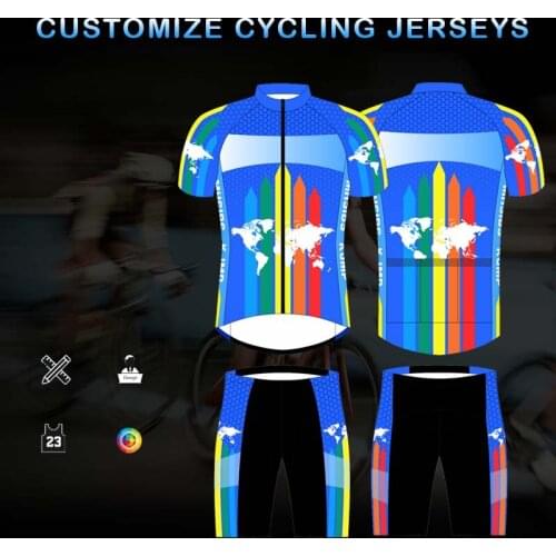2019 Customize Cycling Jersey Bike Top Shirt Short Sleeve MTB mountain Ciclismo road Racing Bicycle Clothes